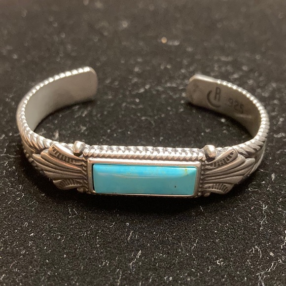 Carolyn Pollack turquoise art deco bracelet